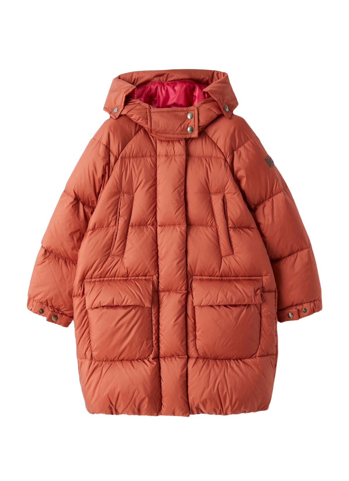 gp321n0068_3735 // DOUBLON FUSION /// Longline Hooded Down Jacket In Two Different Colours