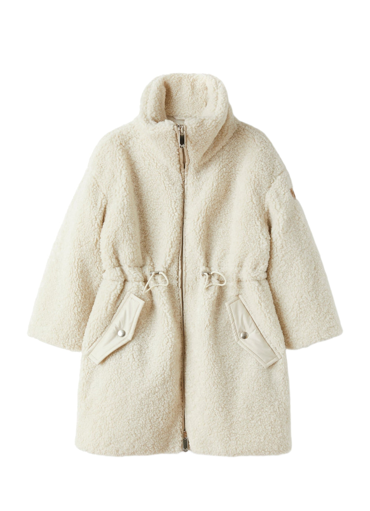 Coat In Faux Shearling With Eco-Friendly Padding