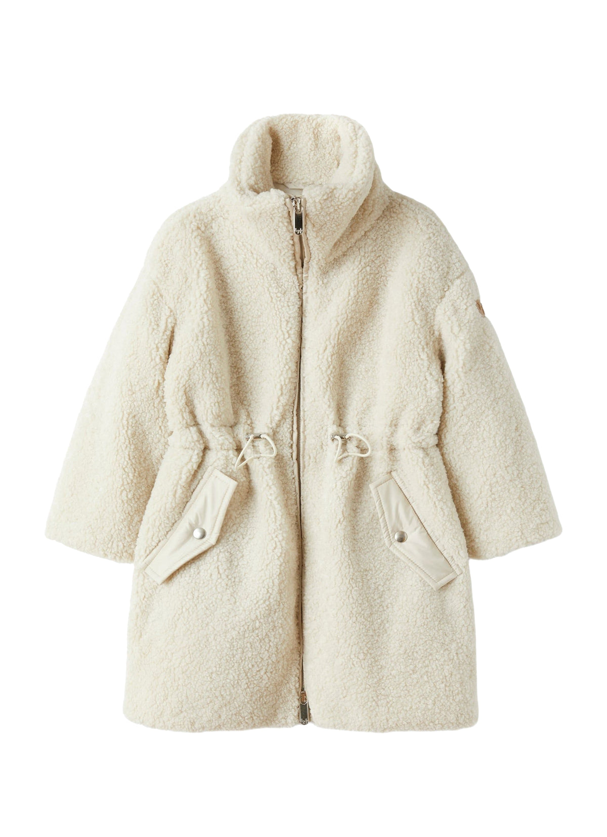 Manteau en fausse peau lainée - Naturale