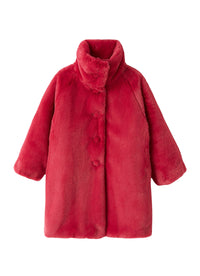 gp326pe023_360 // DOUBLON PAS FUSION /// DOUBLON DEVIENT OK PICS / cappotto in eco pelliccia fucsia