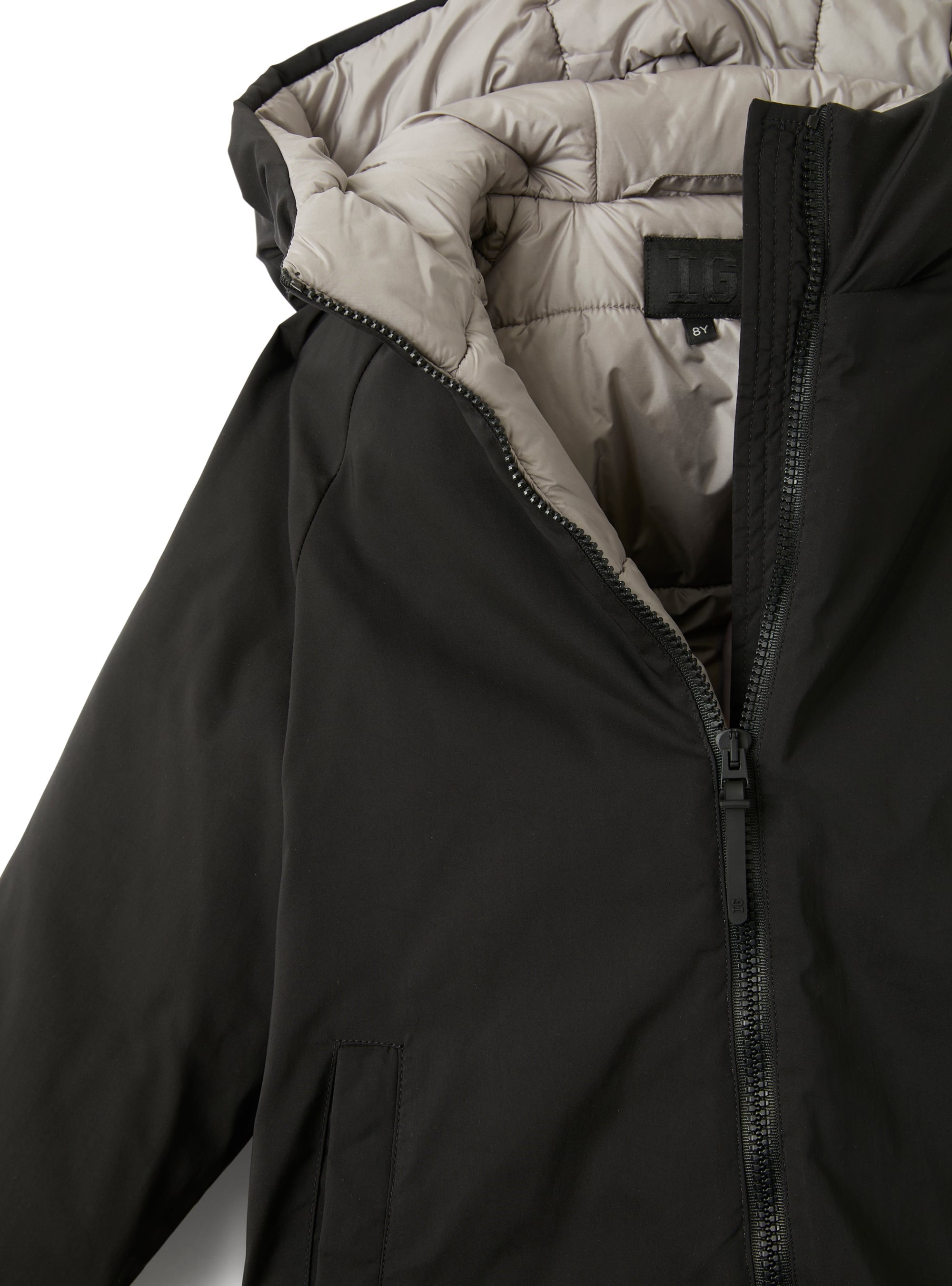 piumino lungo in eco padding sorona®