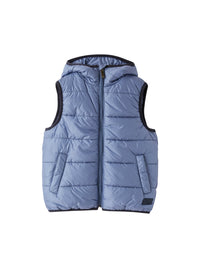 gt039n0068_4549 // DOUBLON FUSION /// DOUBLON DEVIENT OK PICS / gilet in eco piuma mirtillo
