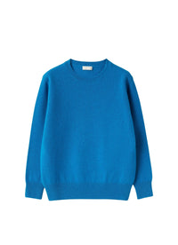 ma099em300_457 // DOUBLON PAS FUSION /// DOUBLON DEVIENT OK PICS / maglione girocollo azzurro in cashmere