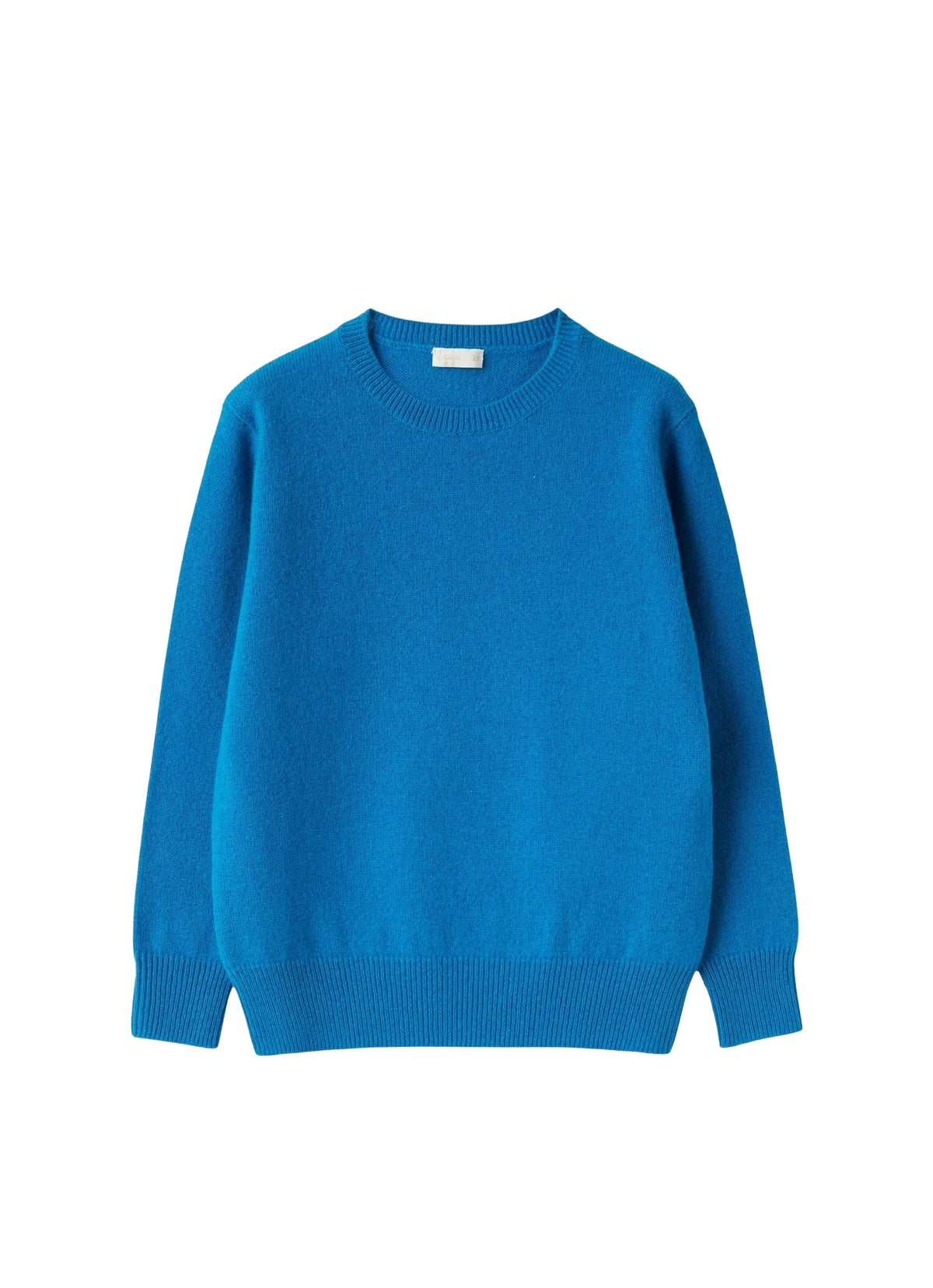 ma099em300_457 // DOUBLON PAS FUSION /// DOUBLON DEVIENT OK PICS / maglione girocollo azzurro in cashmere