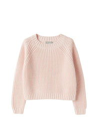 Maglia a costa inglese in cotone organico