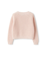 Maglia a costa inglese in cotone organico