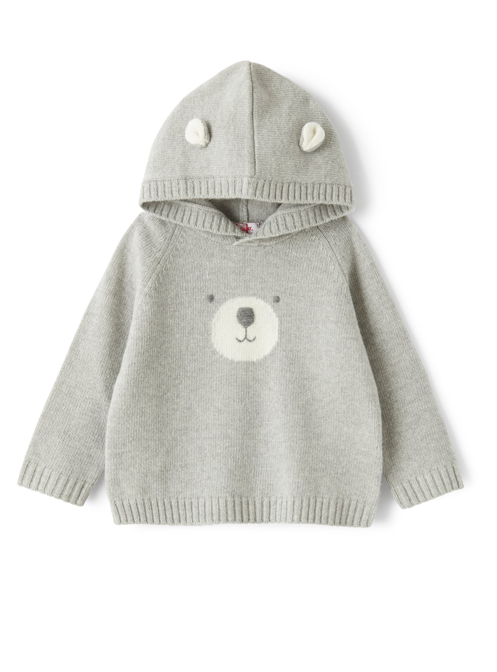 Bear face hooded sweater