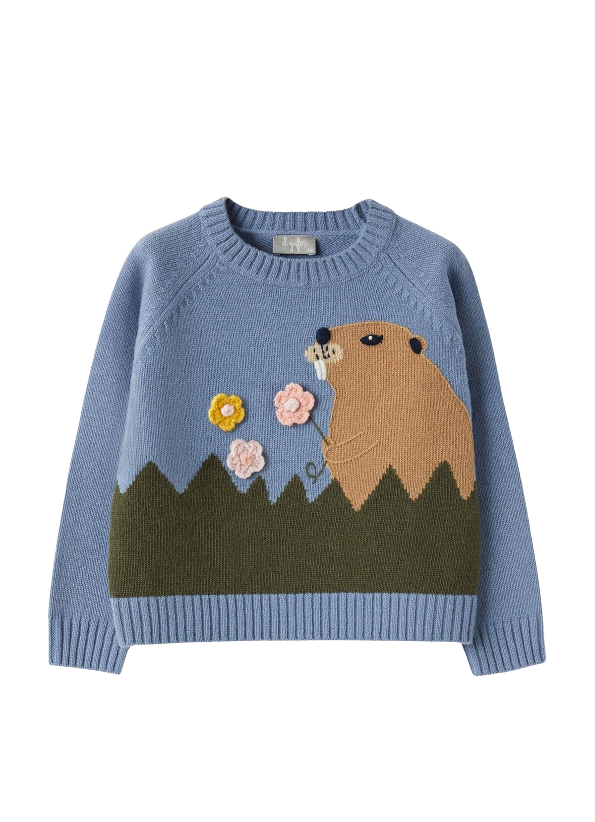 ma432em220_4533 // DOUBLON PAS FUSION /// DOUBLON DEVIENT OK PICS / maglione in merino con castoro