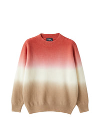 Merino sweater with gradient effect