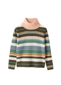 ma443em220_3059 // DOUBLON PAS FUSION /// DOUBLON DEVIENT OK PICS / dolcevita in merino a righe multicolor