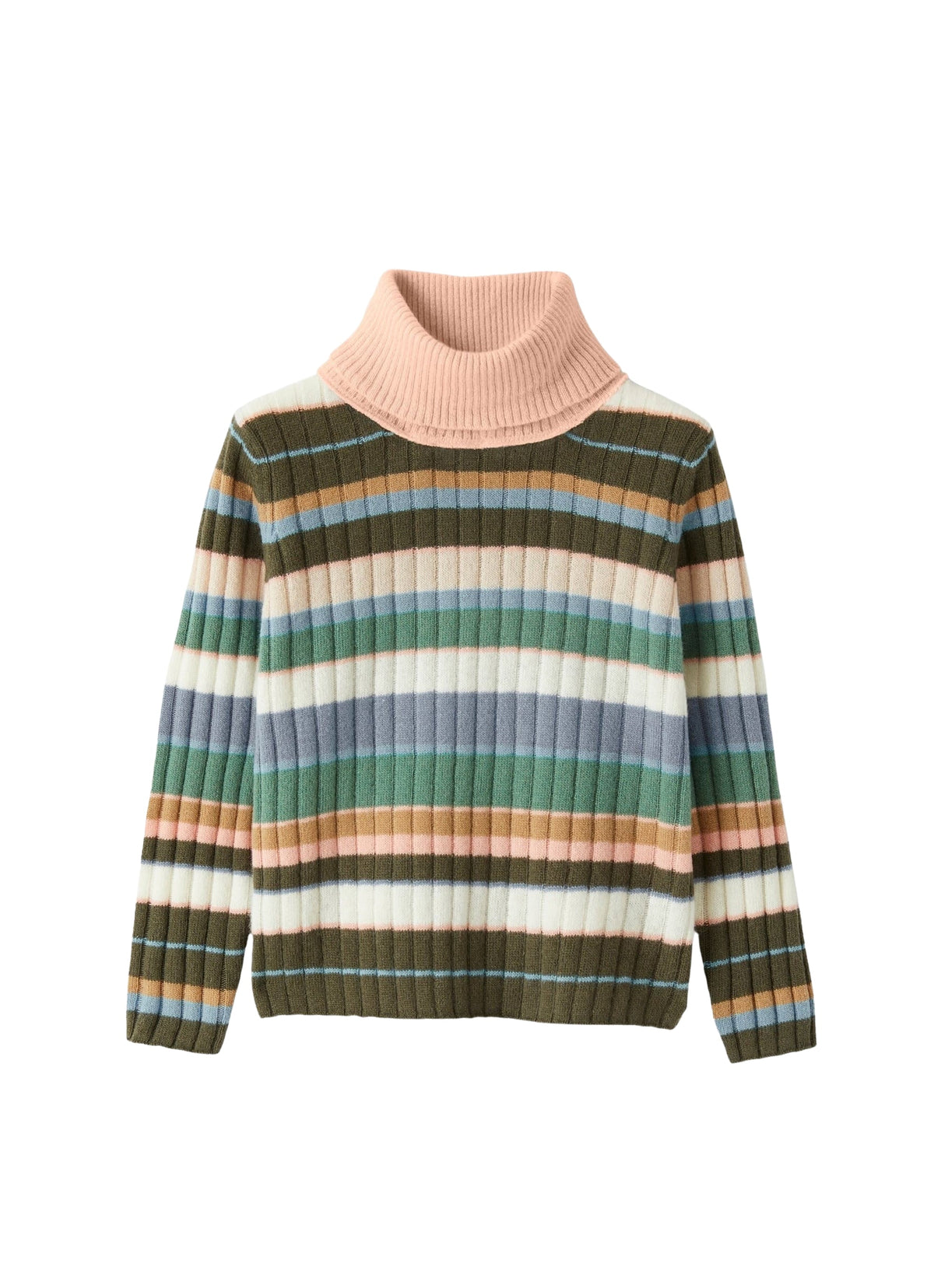 ma443em220_3059 // DOUBLON PAS FUSION /// DOUBLON DEVIENT OK PICS / dolcevita in merino a righe multicolor