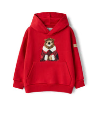 Sweatshirt with patch detail and embroidery