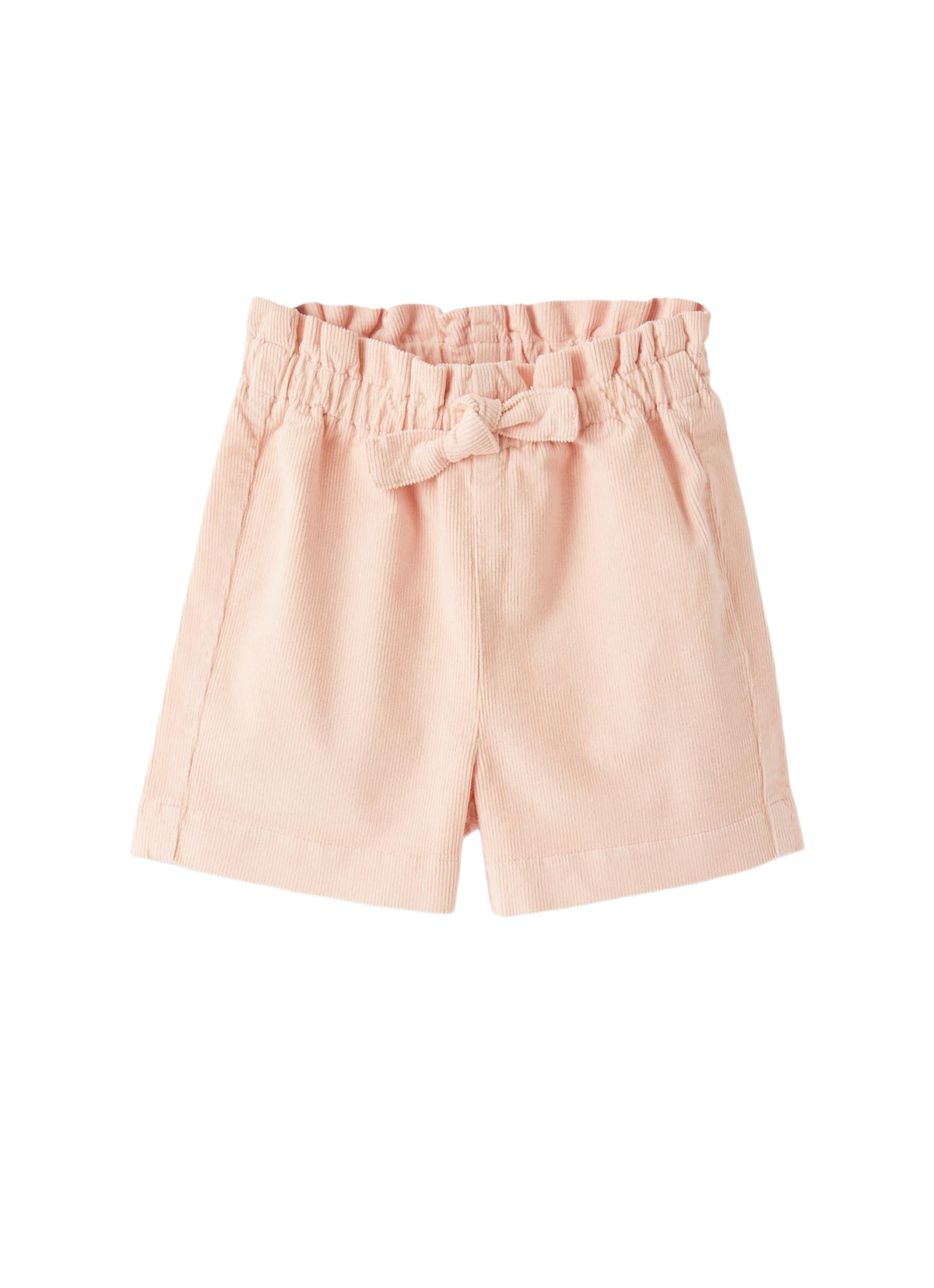 Bermuda Shorts In Pink Corduroy