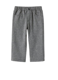 pantaloni in cotone a spina di pesce