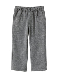 Trousers In Herringbone-Patterned Cotton