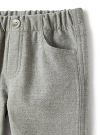 pantalone da neonato in Technowool grigio
