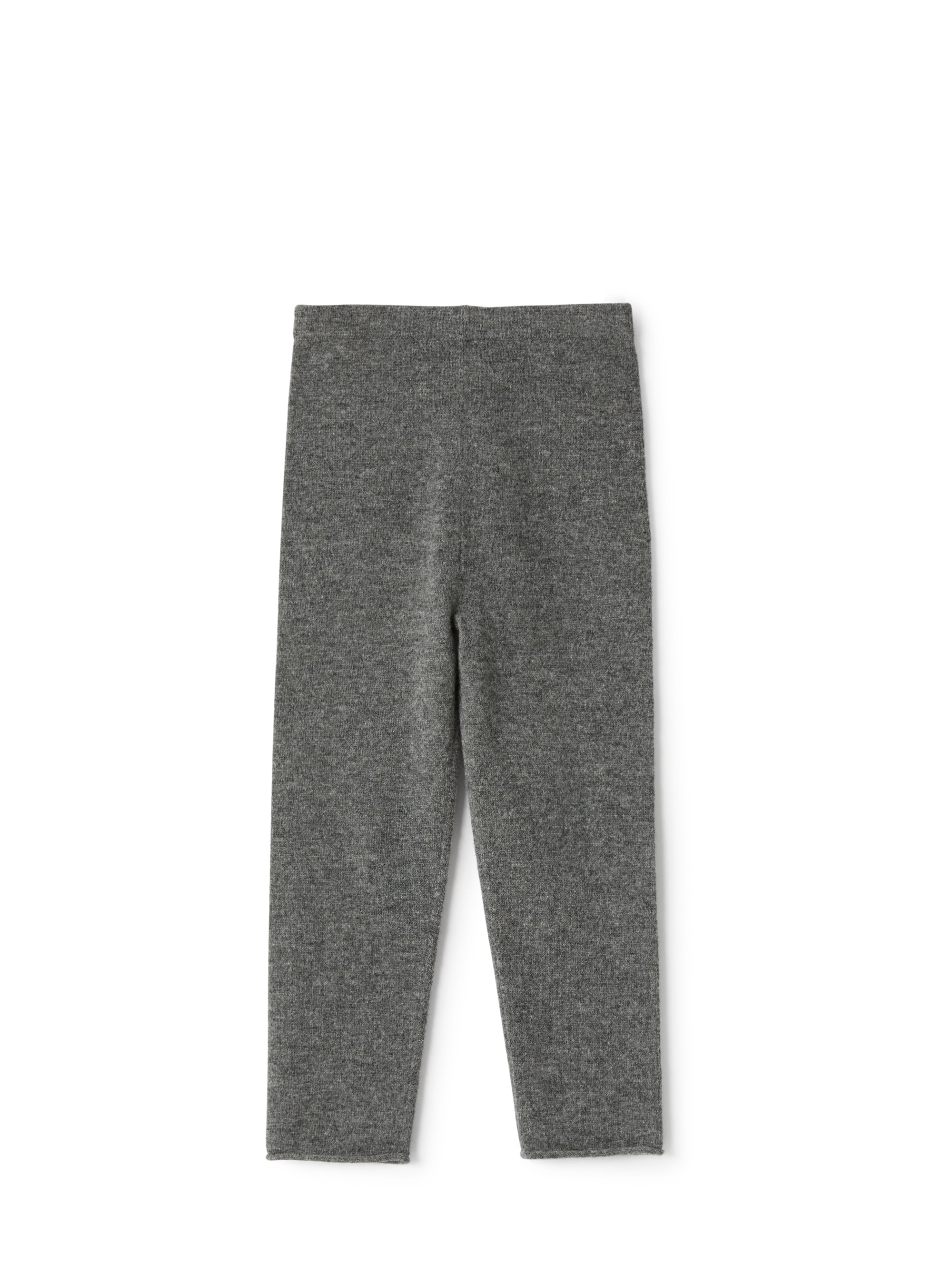 Leggings grigio in lana merino