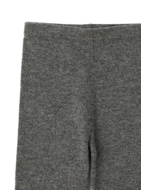 Leggings grigio in lana merino