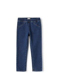 Skinny-fit trousers in stretch denim