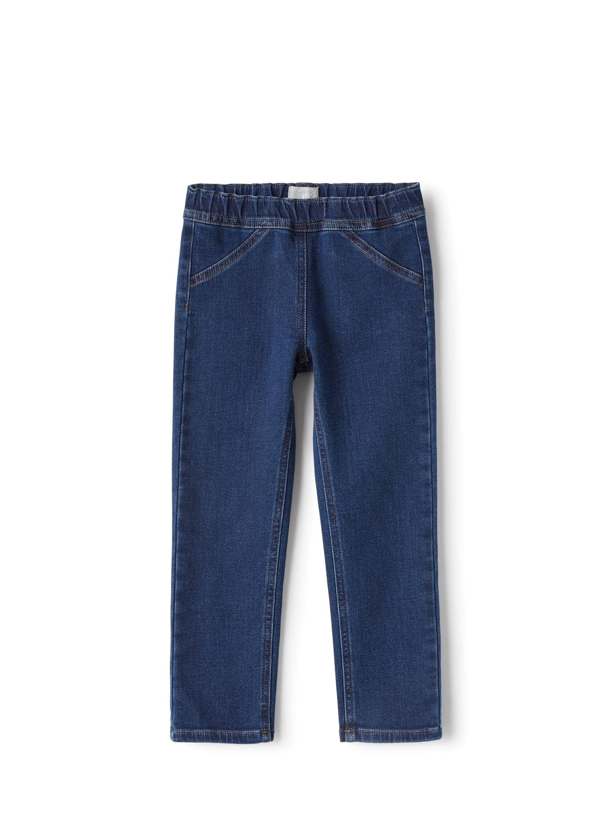 Skinny-fit trousers in stretch denim