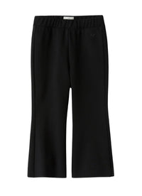 pantaloni in punto milano nero