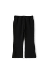 pantaloni in punto milano nero