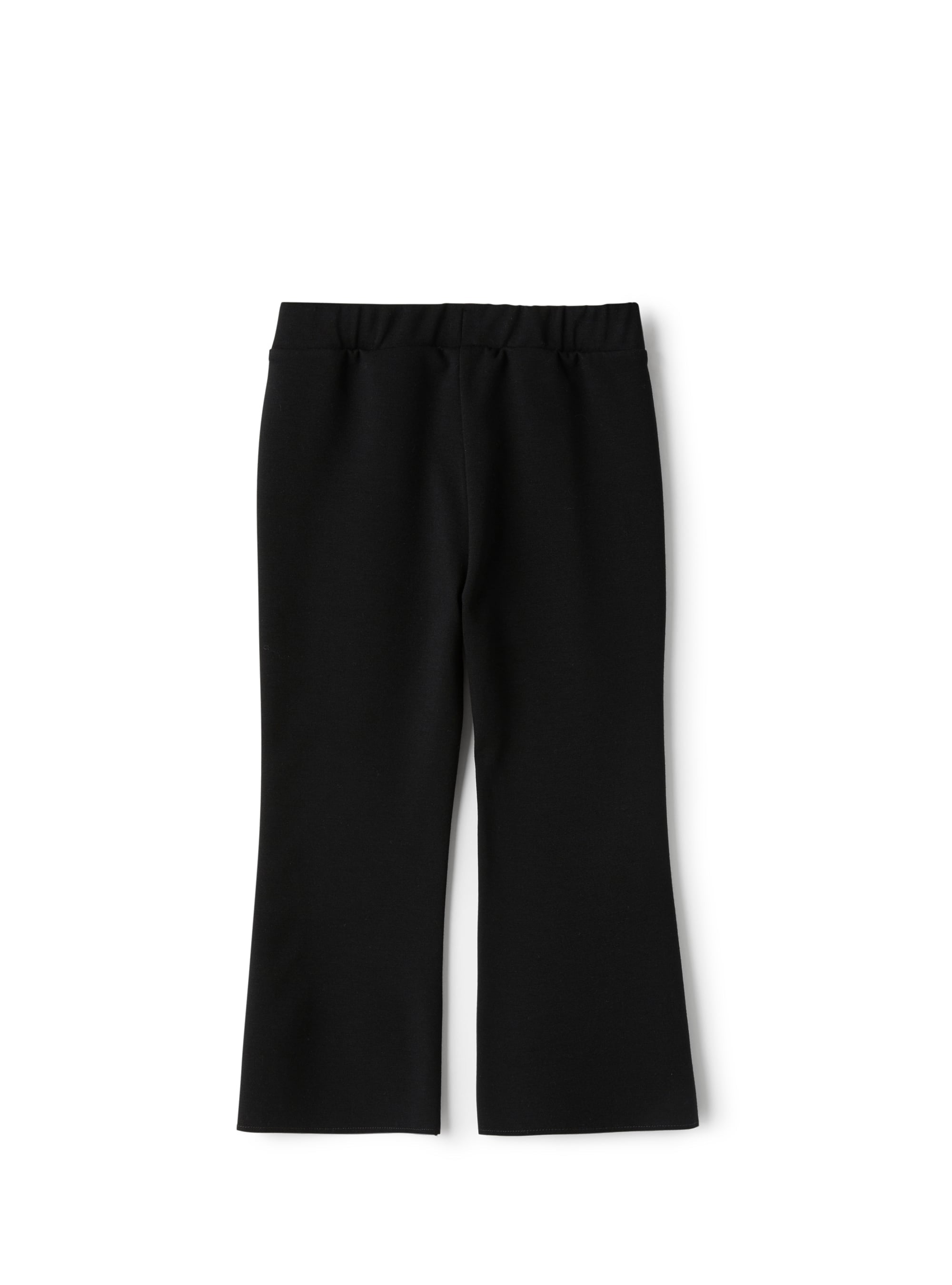 pantaloni in punto milano nero