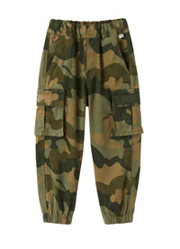 pantalone cargo stampa camouflage
