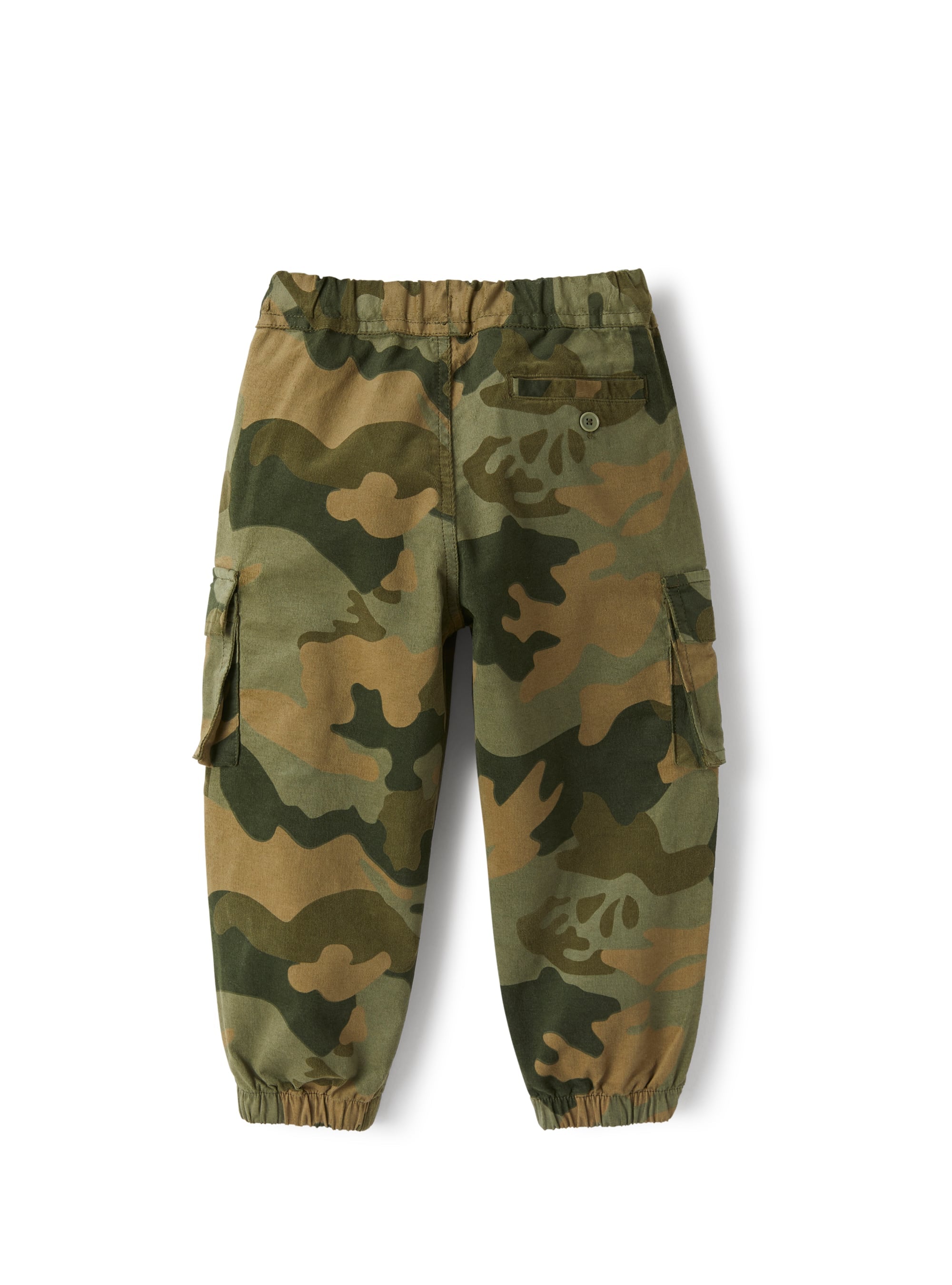 pantalone cargo stampa camouflage