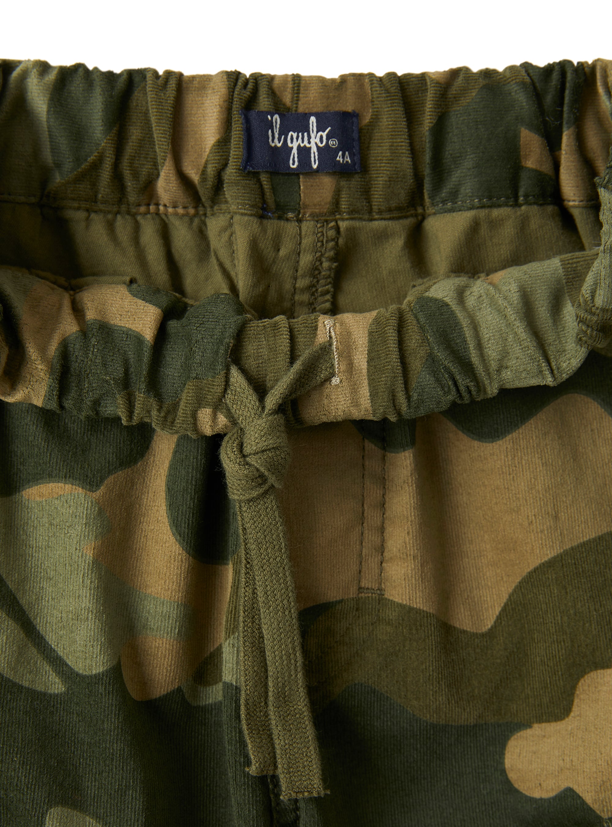 pantalone cargo stampa camouflage