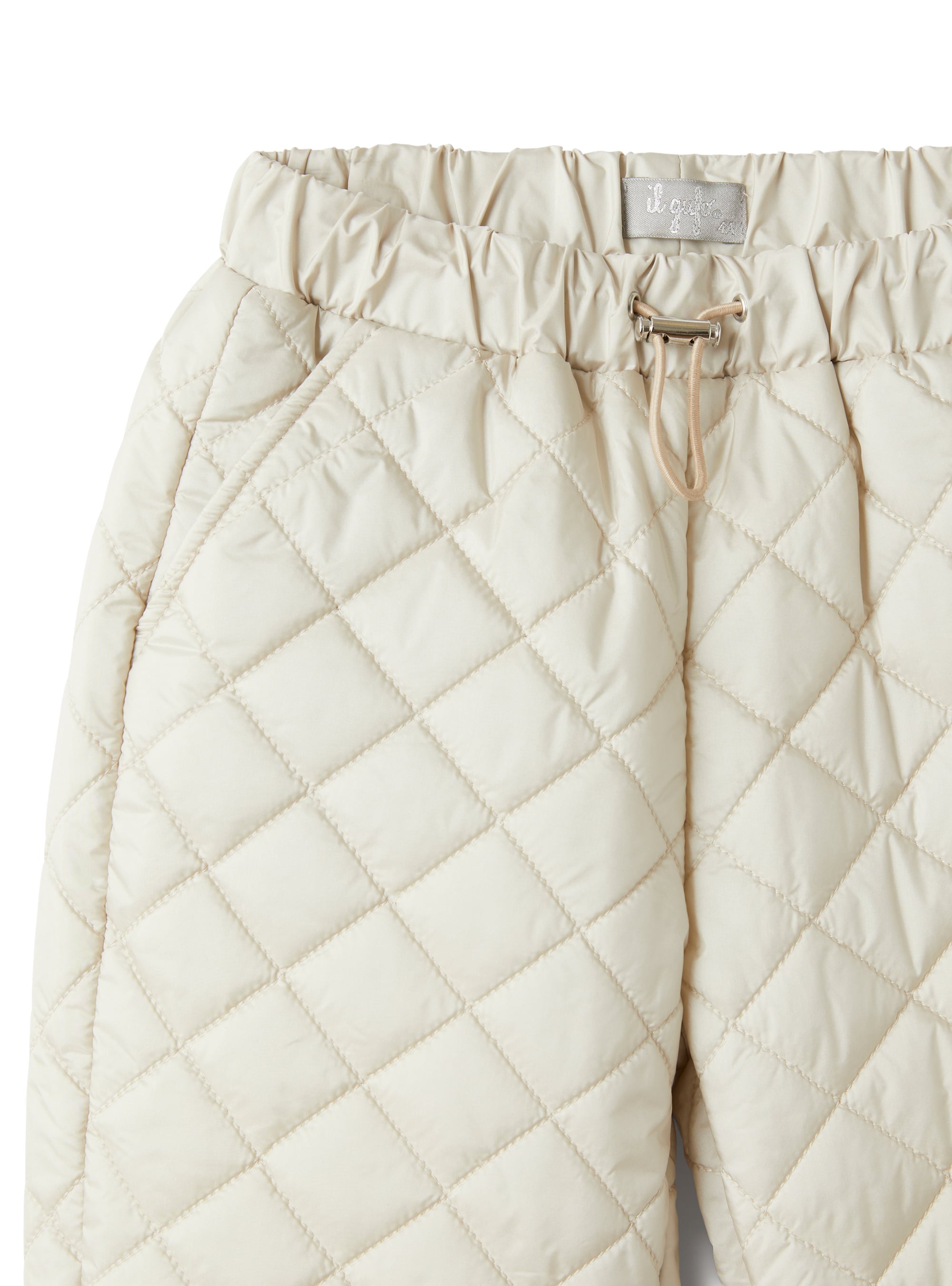 Pantaloni in nylon trapuntato
