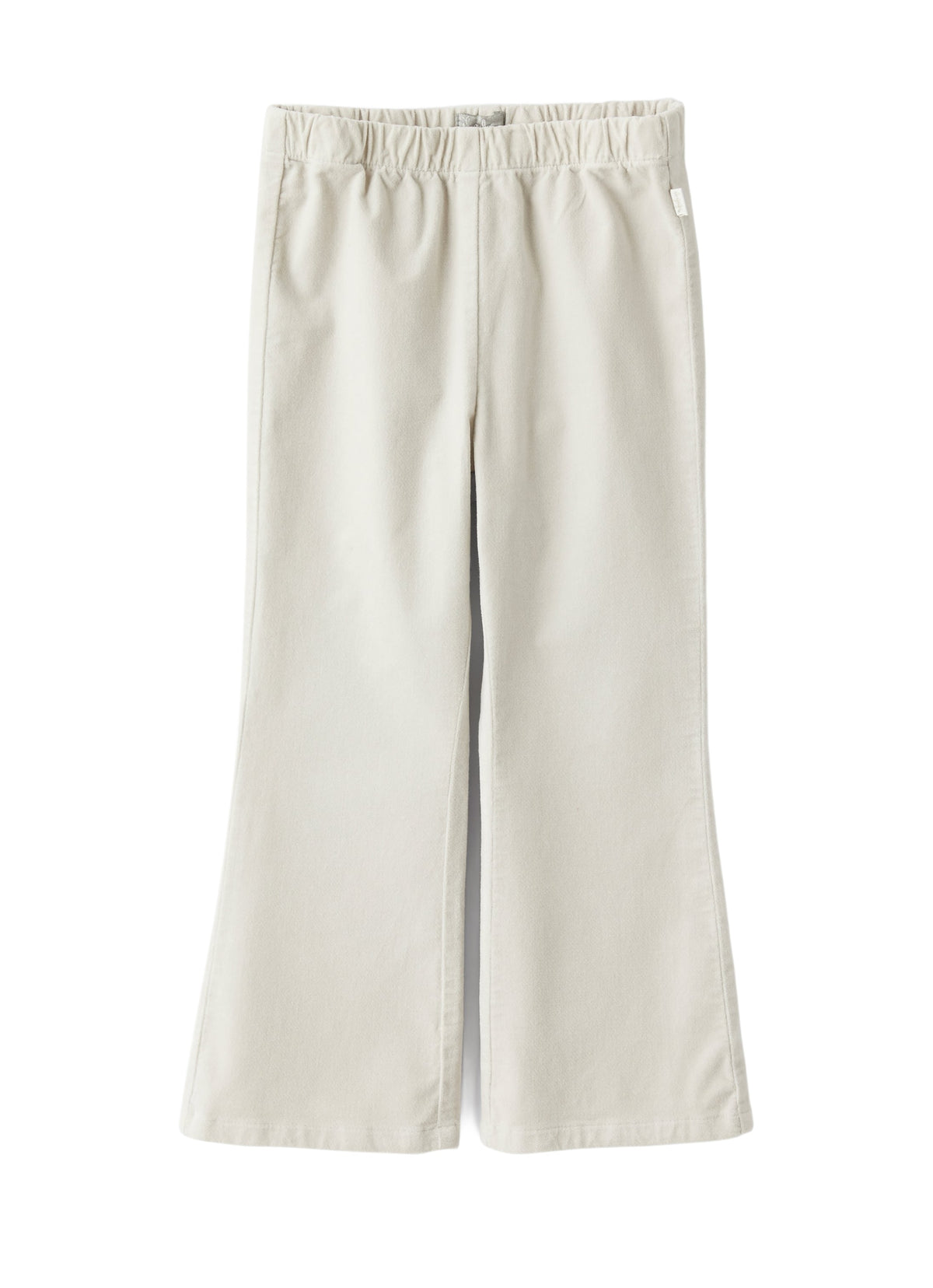 Pantaloni  In Velluto Liscio Ghiaccio