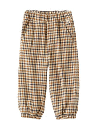 Baby Boy’S Trousers In A Check Pattern