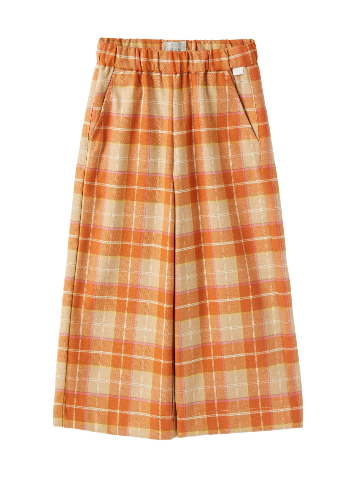 Culotte Trousers In Checked Technowool