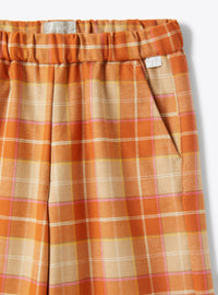 Culotte Trousers In Checked Technowool