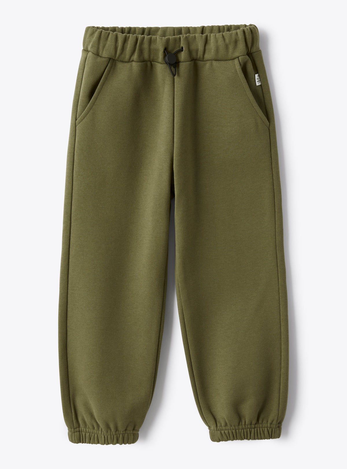 Joggers In Green Cotton Fleece