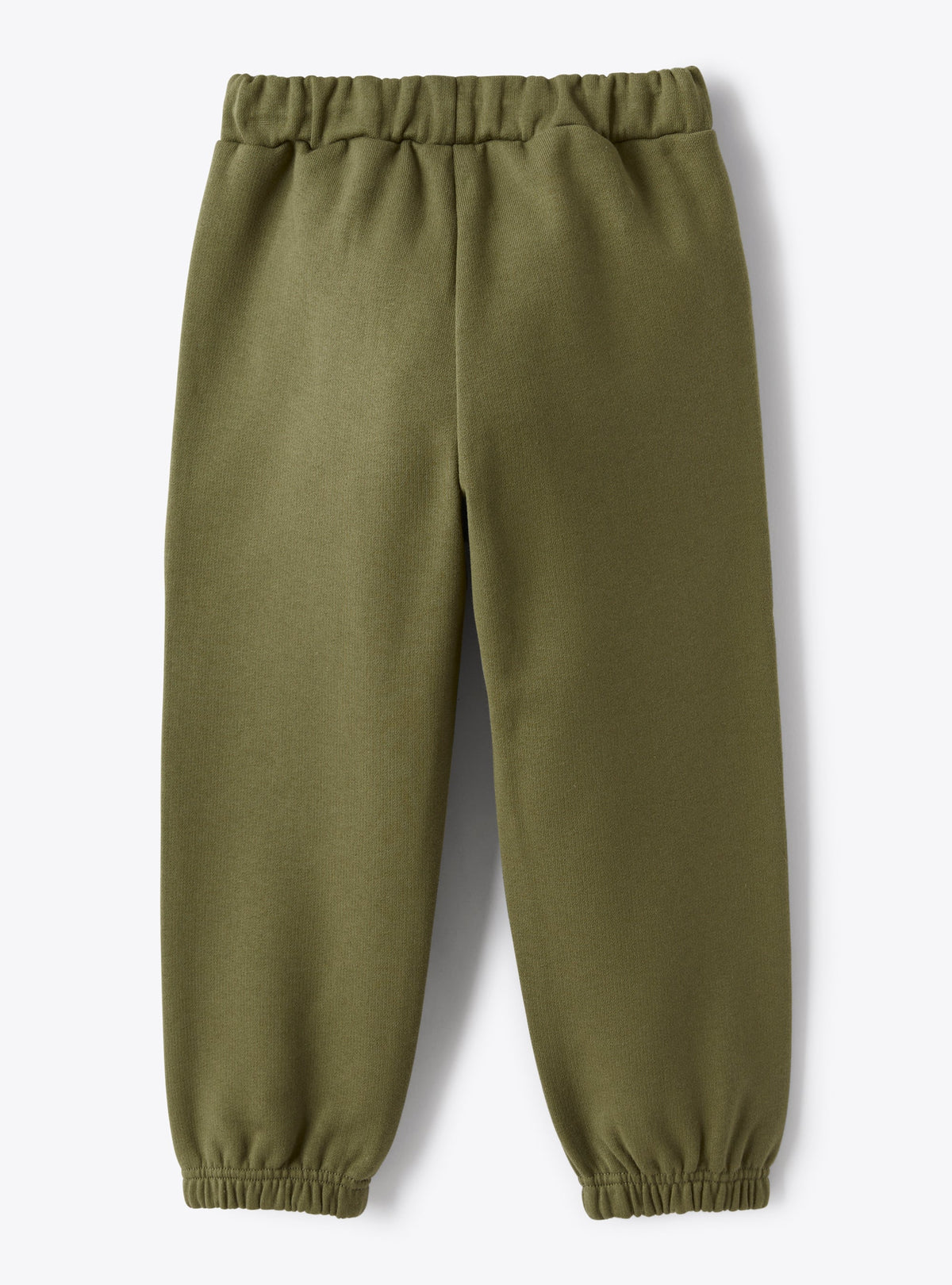 Joggers In Green Cotton Fleece
