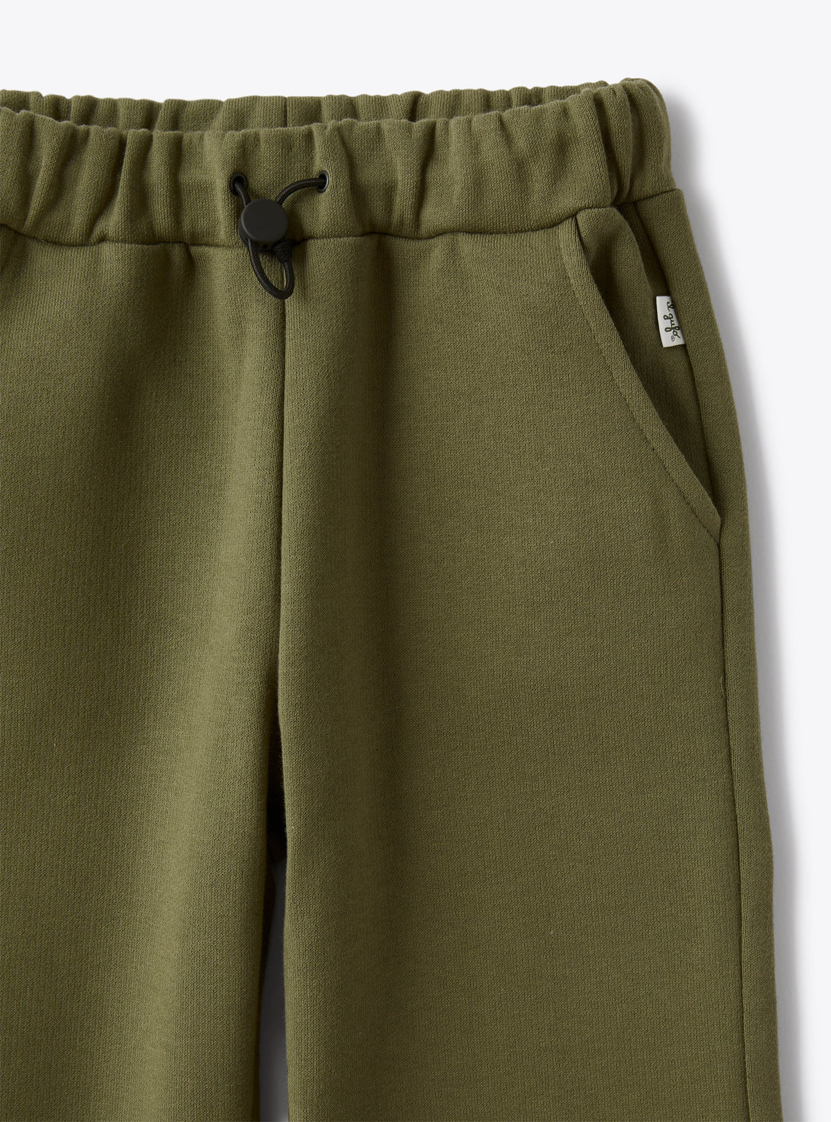 Joggers In Green Cotton Fleece
