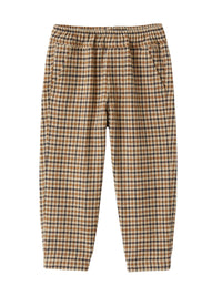 Check-patterned shorts