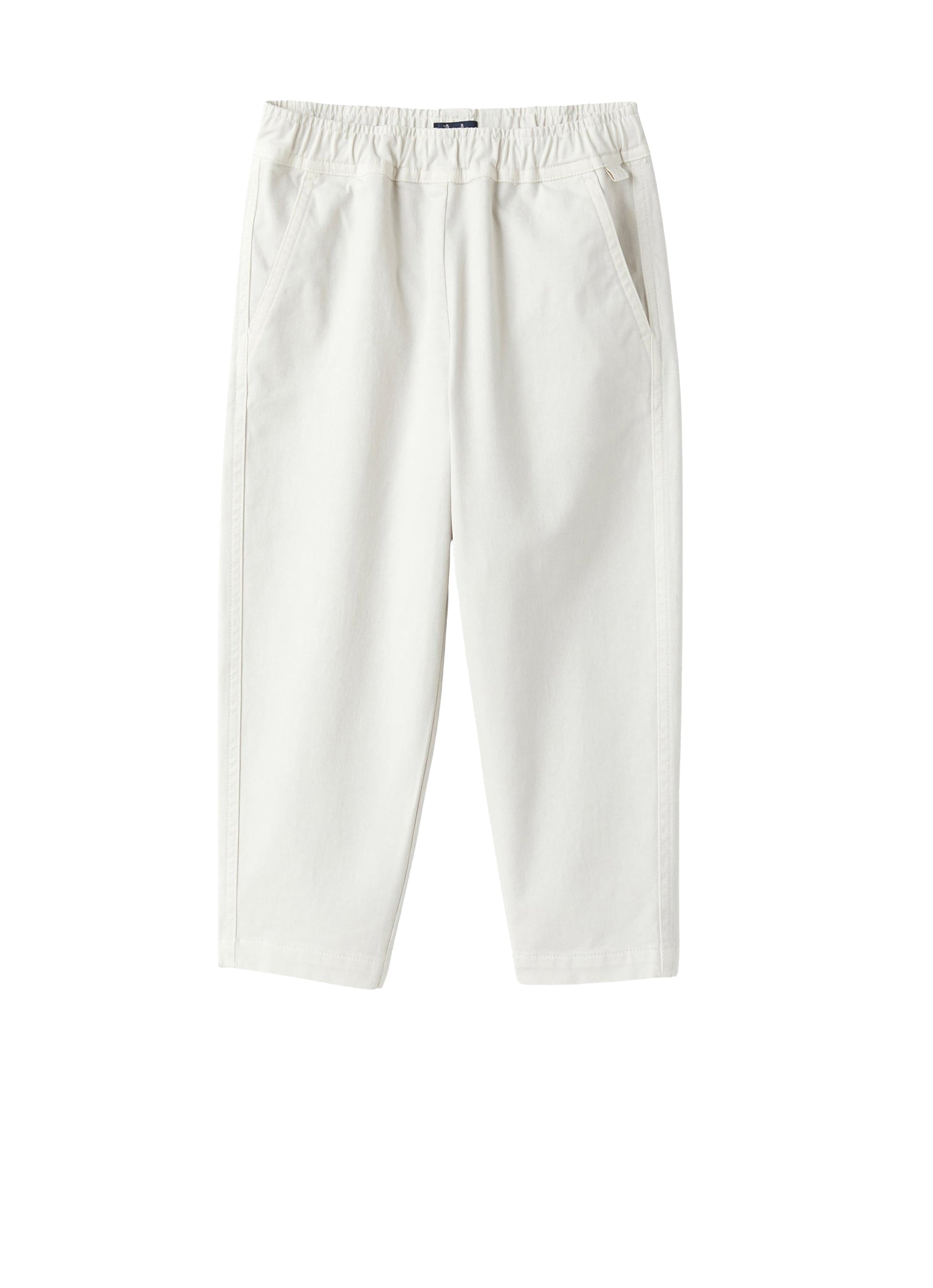 pantalone in gabardina stretch vapore