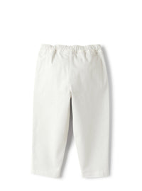 pantalone in gabardina stretch vapore