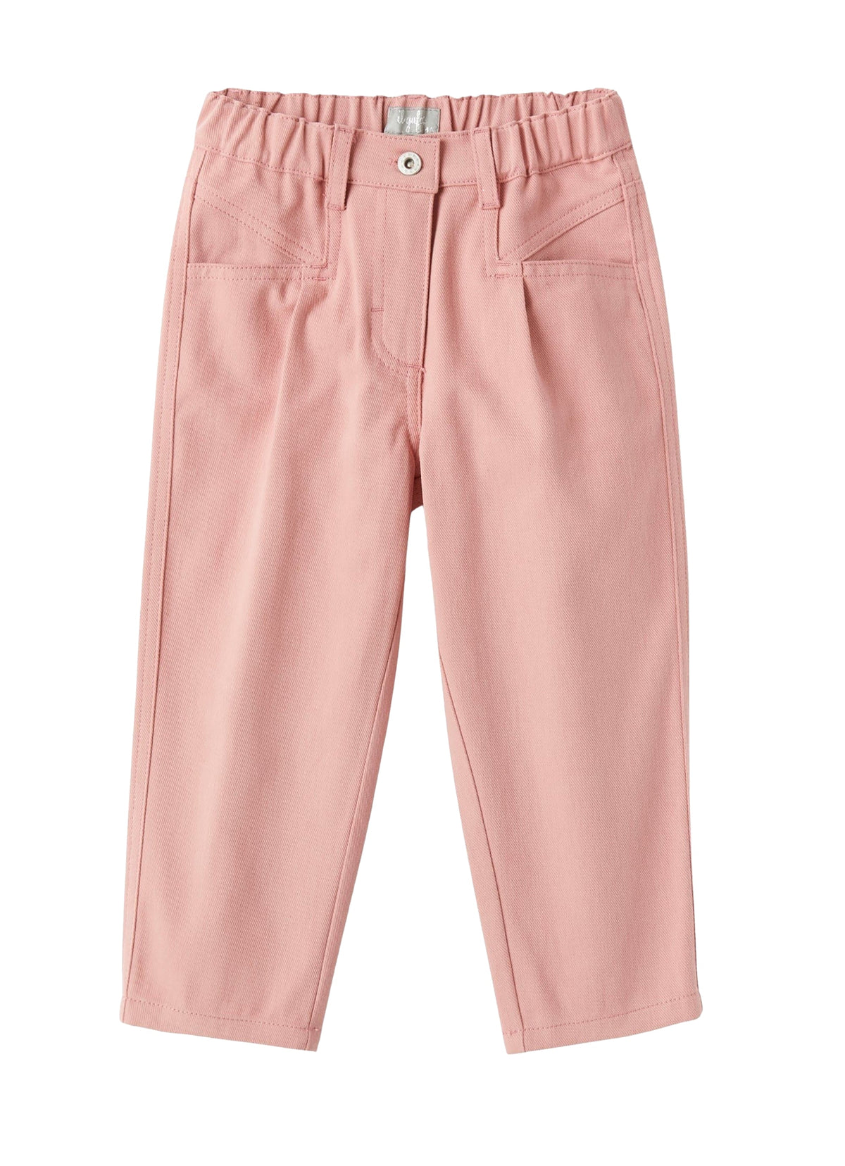 pl410c0063_333 // DOUBLON FUSION /// DOUBLON DEVIENT OK PICS / pantaloni taglio a carota in bull rosa