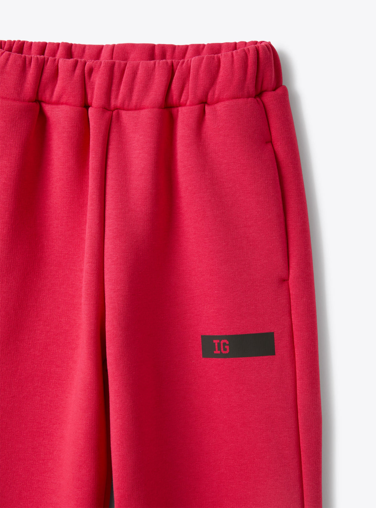Jogging Pants In Fuchsia-Pink Hi-Tech Fleece