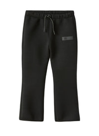 Cropped Trousers In Black Neoprene