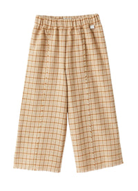 pl417c3146_030 // DOUBLON PAS FUSION /// DOUBLON DEVIENT OK PICS / pantaloni culotte in cotone a quadretti
