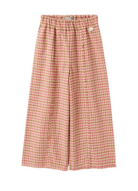 Culotte Trousers In Checked Cotton
