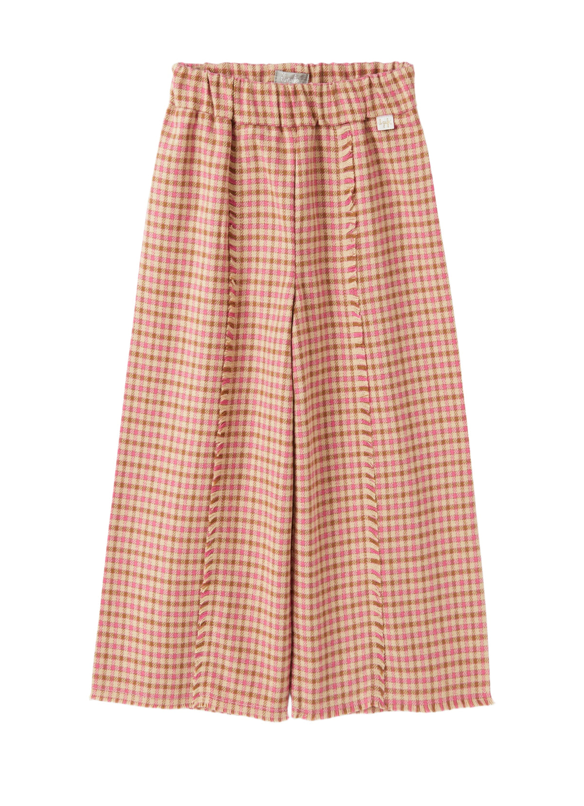 Culotte Trousers In Checked Cotton