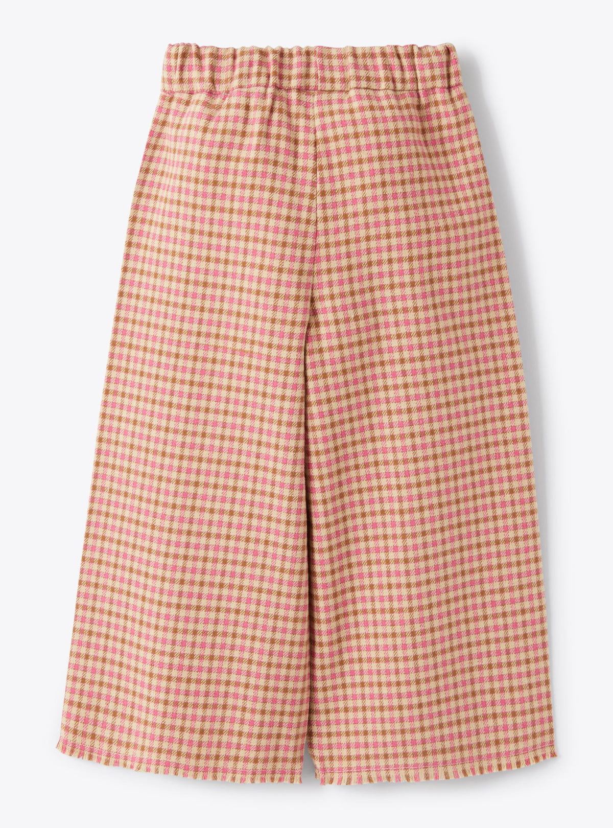 Culotte Trousers In Checked Cotton
