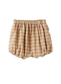 Baby Girl’S Shorts In A Check Pattern