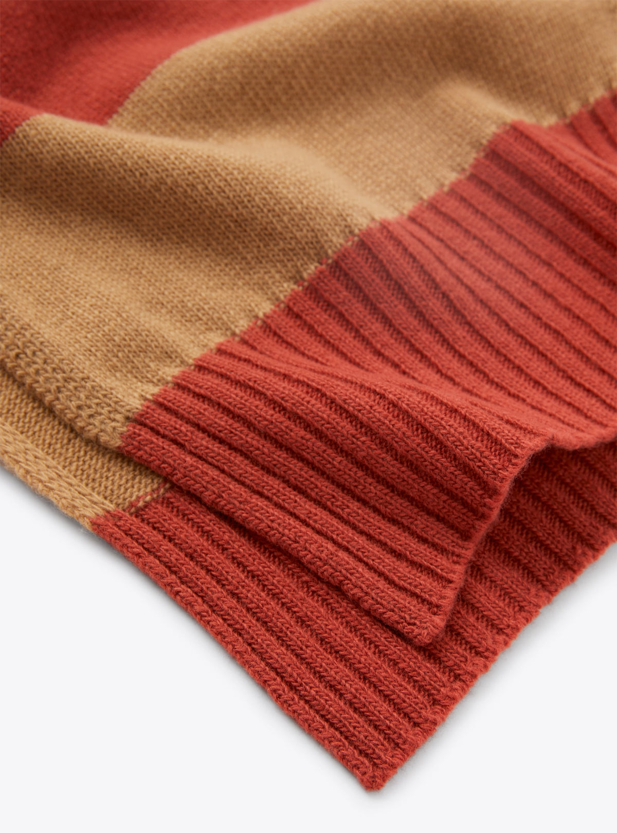Striped Merino Scarf